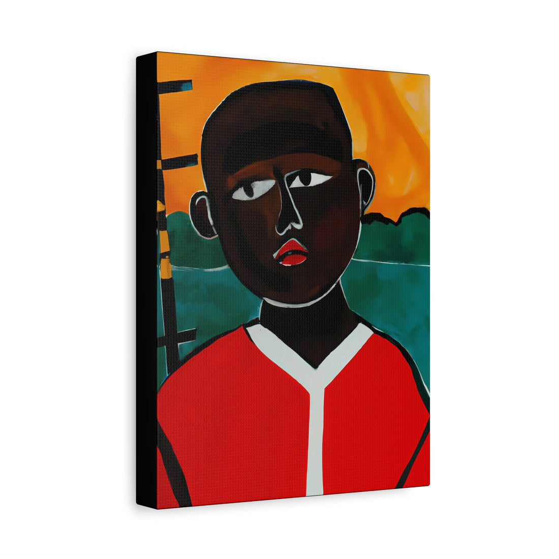 Theo, Folk Art Series | CANVAS Wall Art