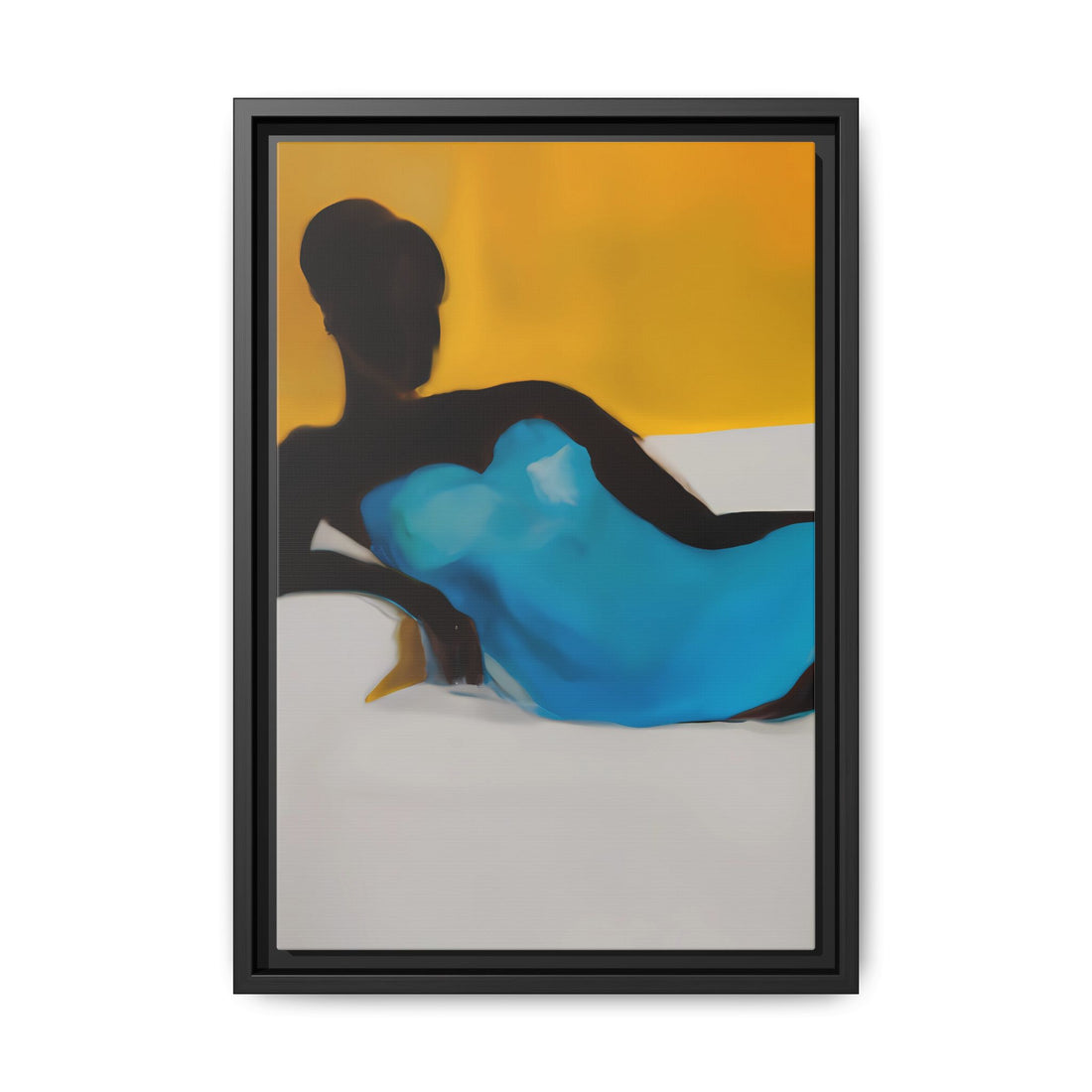 Loved, Fluid Series | Framed Canvas Wall Art