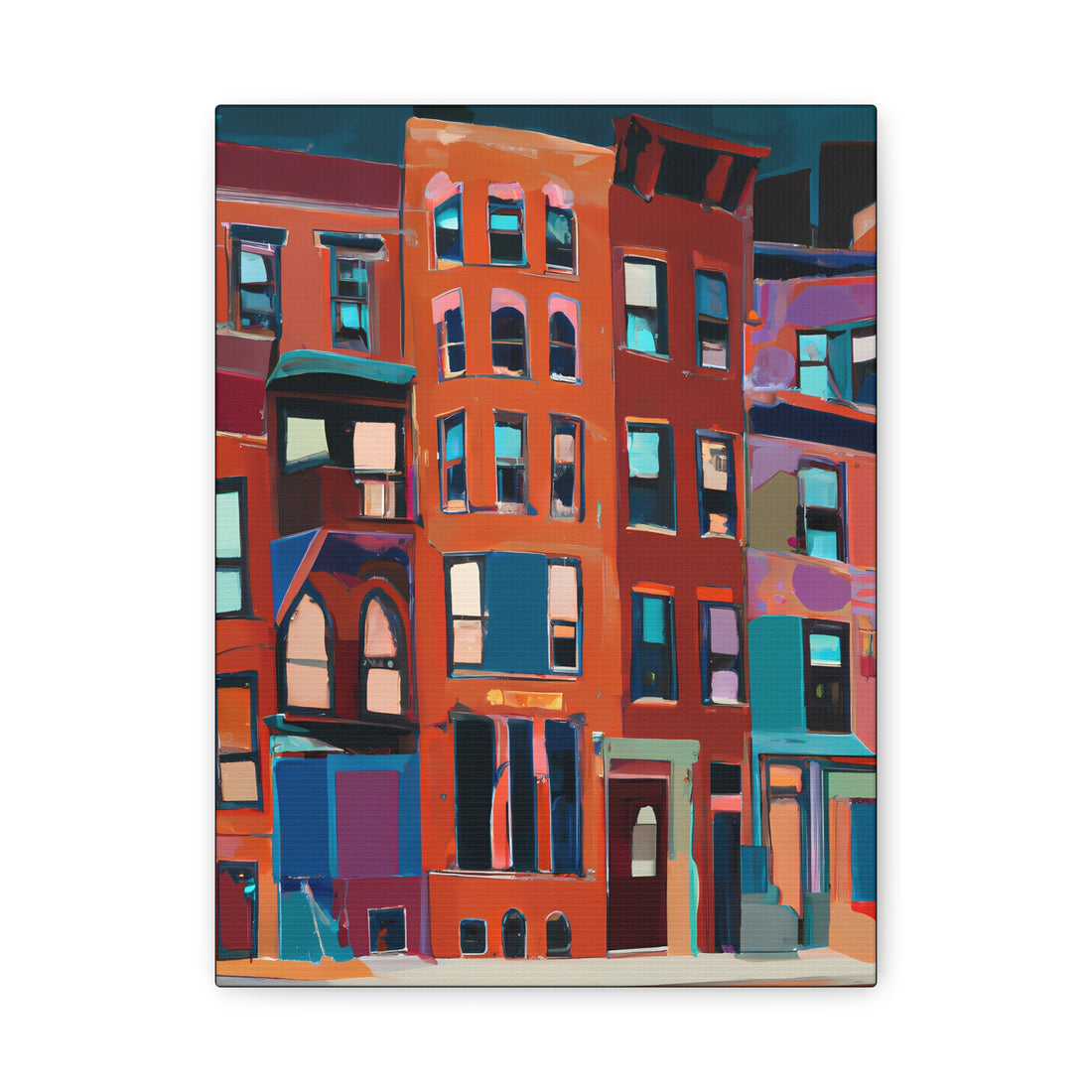 City Life 1, Living Series | Canvas Wall Art