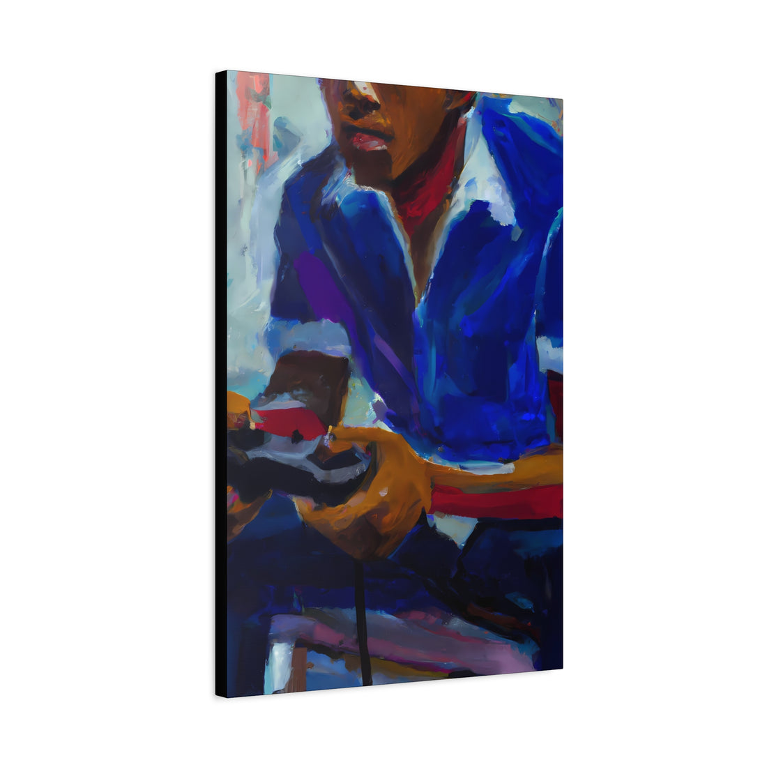 Black Man Gaming, Men Series CANVAS Wall Art