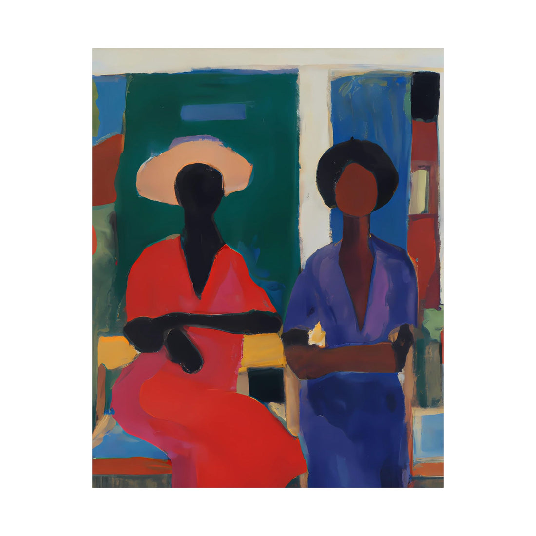 Red Friend, Lounge Series | Poster Print