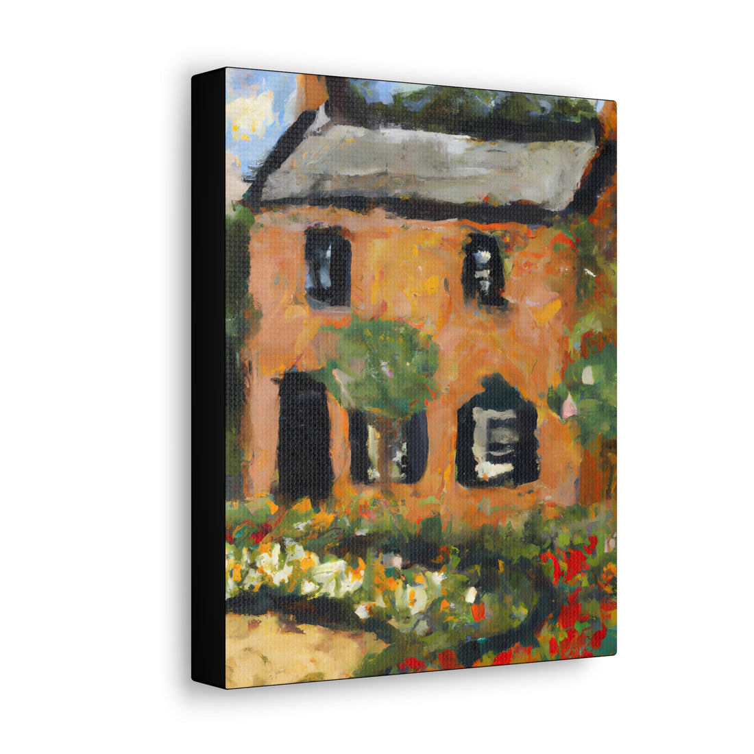 Brick Garden Cottage Series, CANVAS wall art