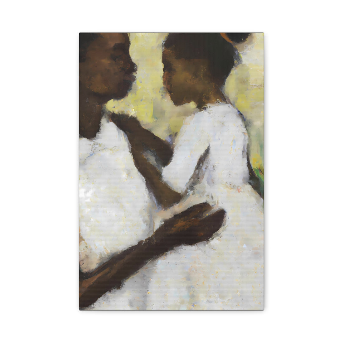 Ivory Mother, Canvas Wall Art Daughter Series