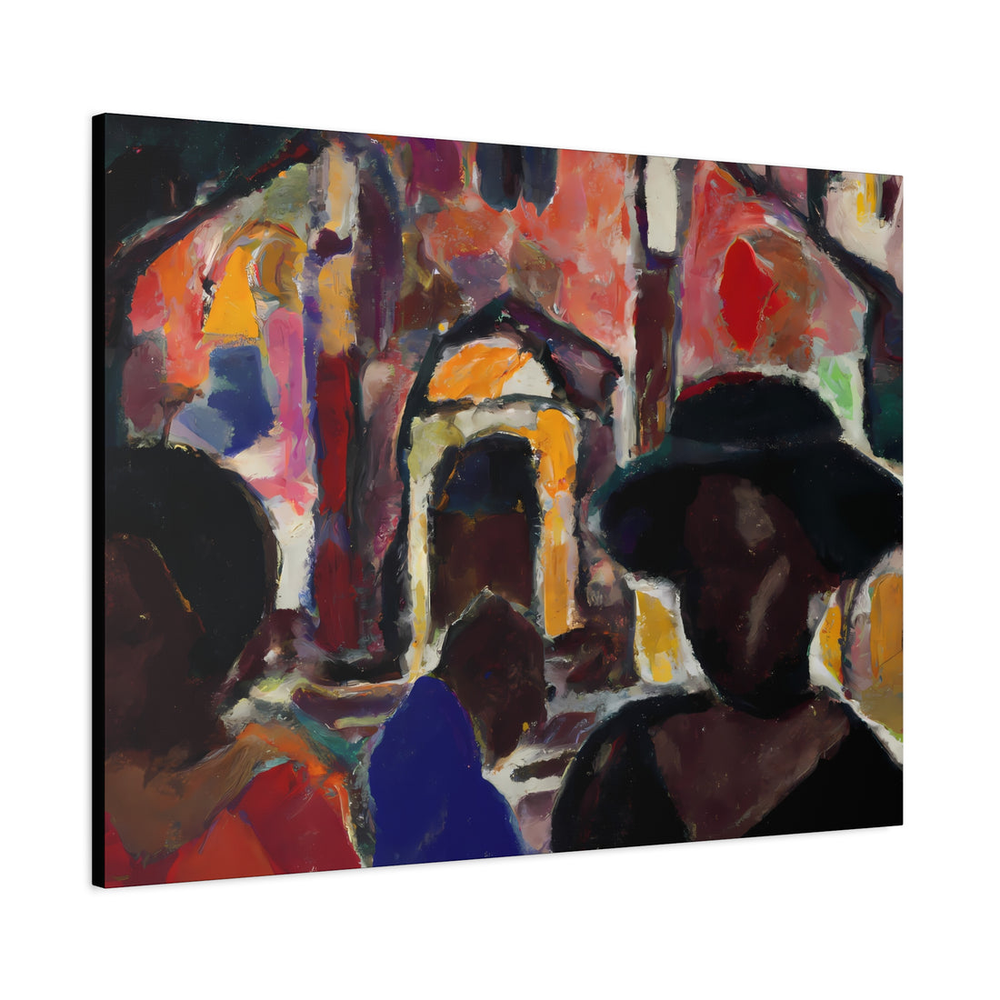 Congregants, Over the Sofa | Horizontal CANVAS Art