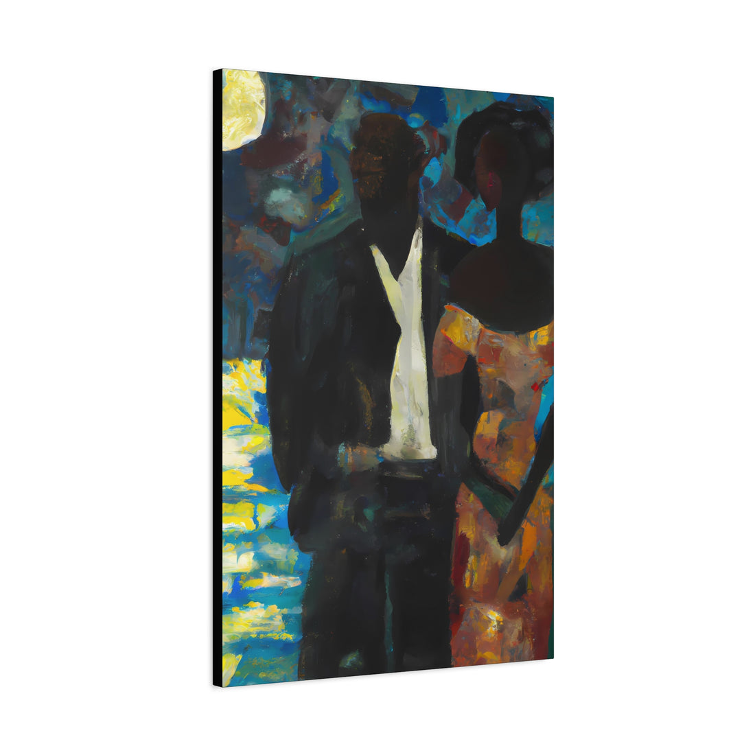 MoonLight, Black Love Series | CANVAS wall art