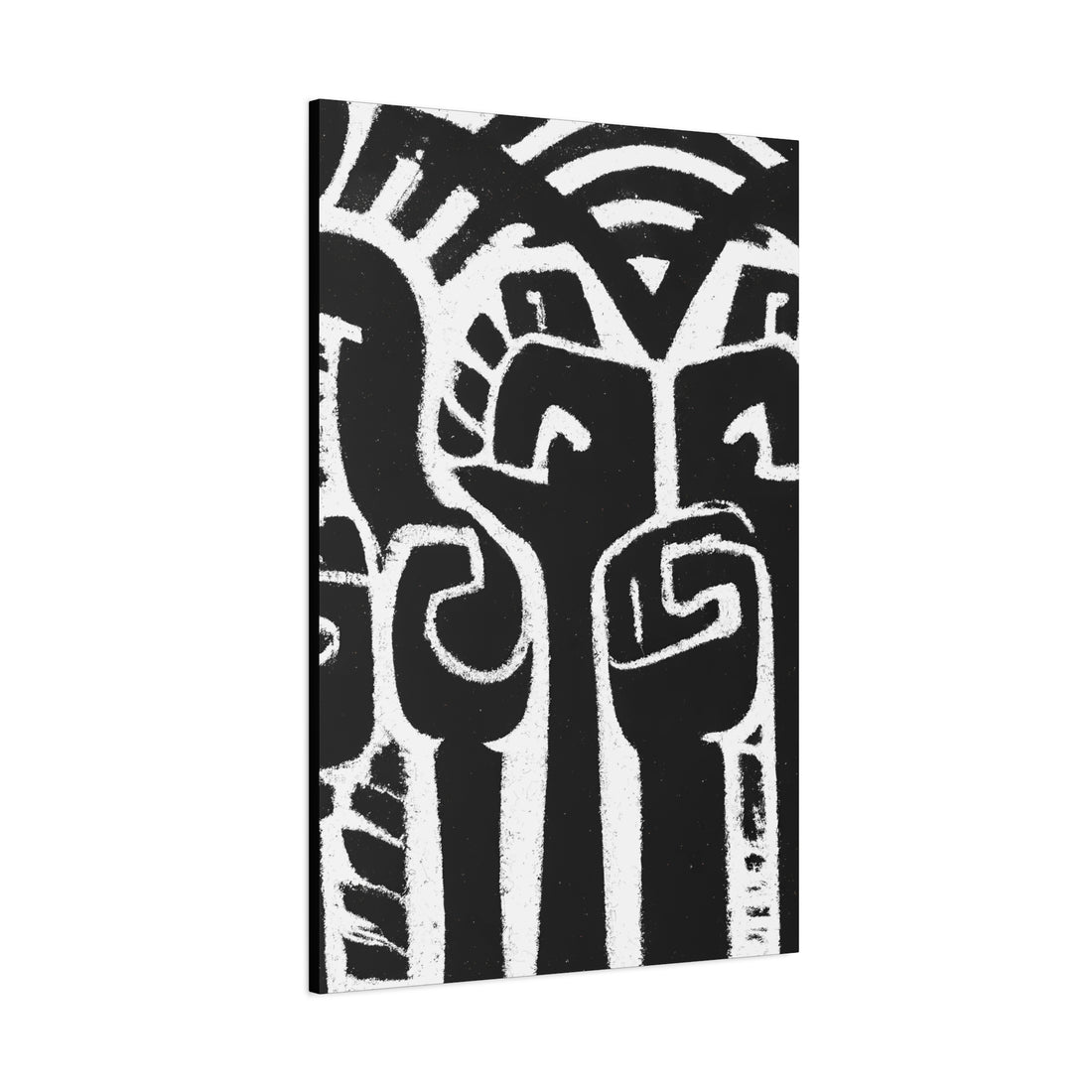 Hands Up 4, Contrast Series | Canvas Wall Art