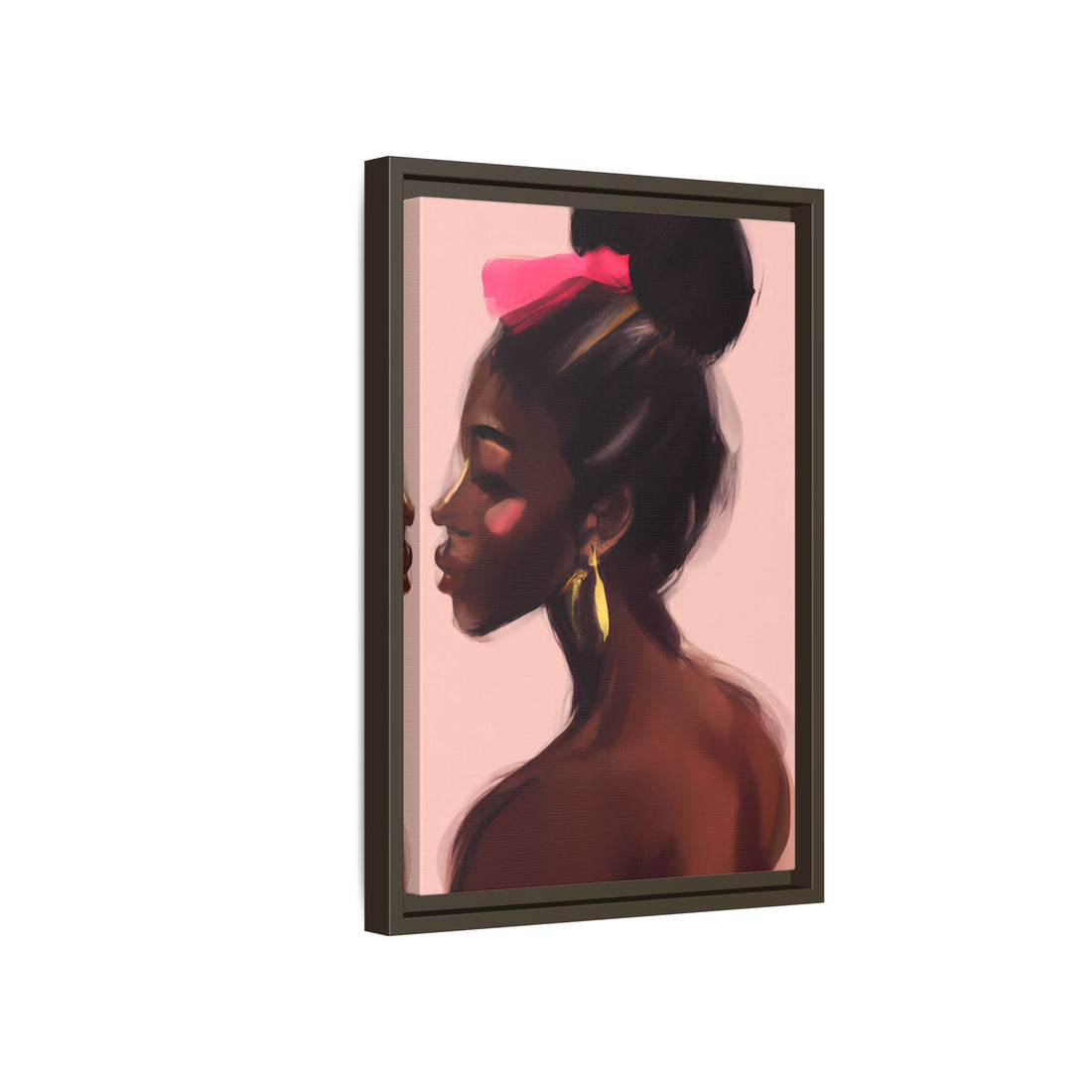 Dance Diva, Black Beauty | Framed Canvas Wall Art