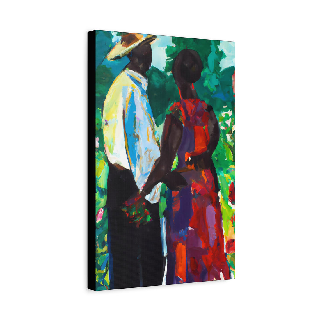 Red Flowers, Black Love Series | CANVAS wall art