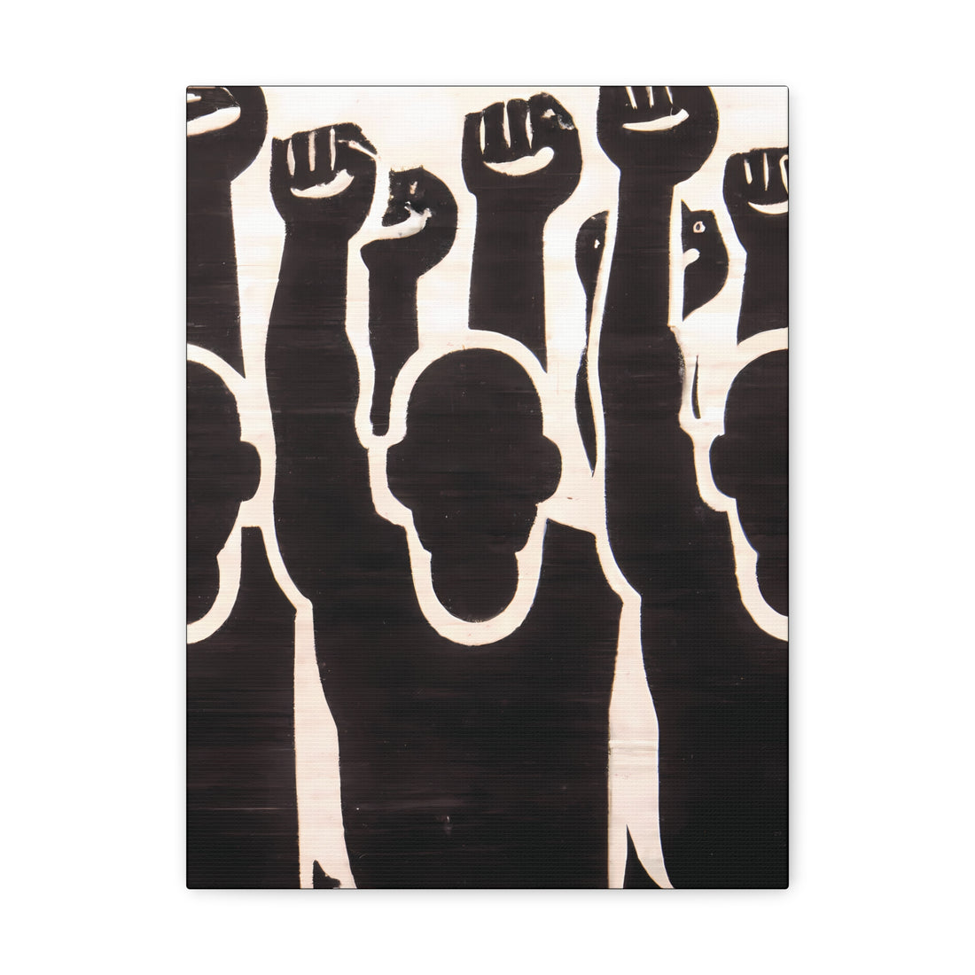 Hands Up 2, Contrast Series | Canvas Wall Art