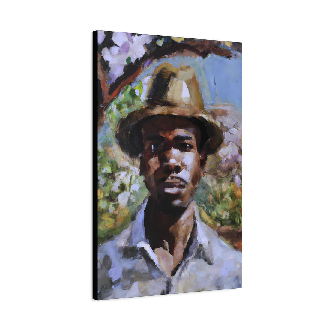 Man in Tan, Black Men Series CANVAS Wall Art