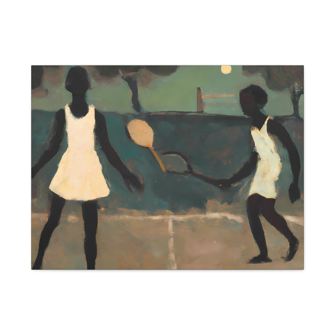 Doubles, Over the Sofa | Horizontal CANVAS Art