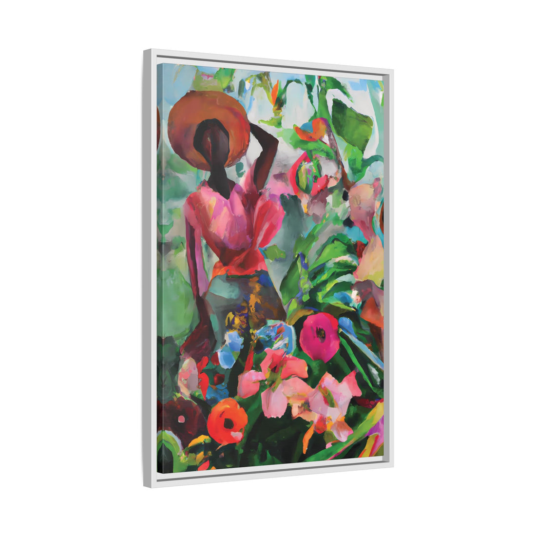Wild Flowers, Garden Series | Framed Canvas Wall Artt
