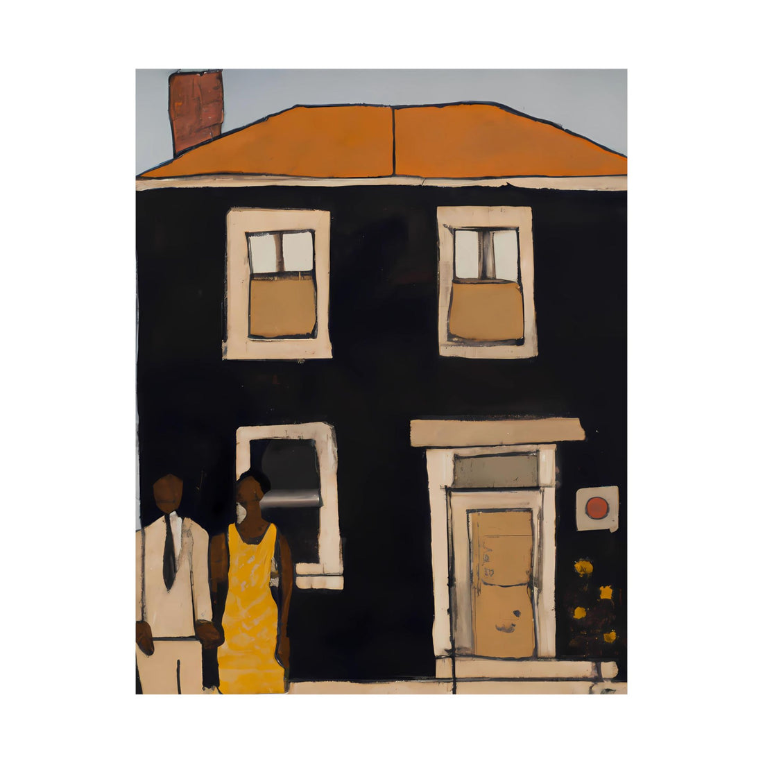 Family Home, Folk Series | Poster Print