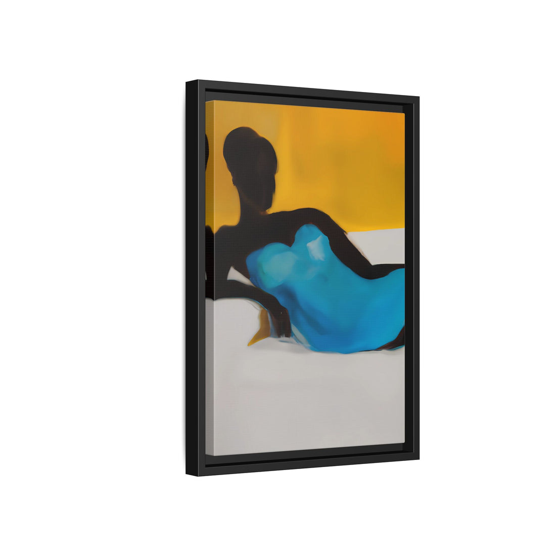 Loved, Fluid Series | Framed Canvas Wall Art