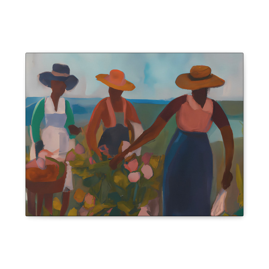 Roses, Over the Sofa | Horizontal CANVAS Art