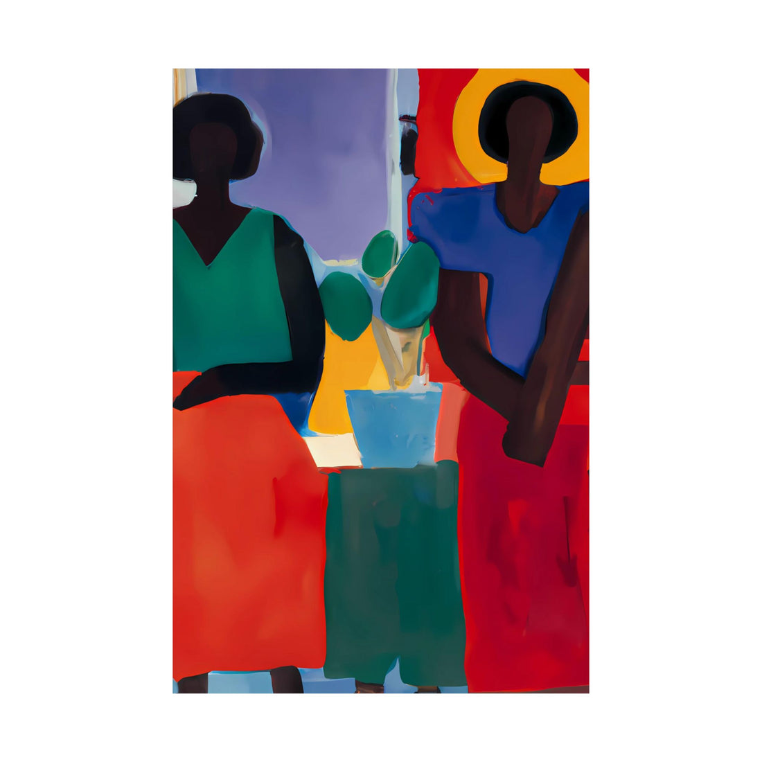 Orange Friends, Lounge Series | Poster Print