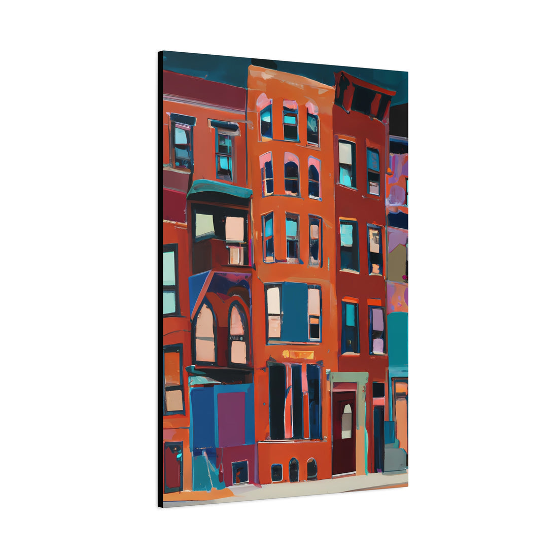City Life 1, Living Series | Canvas Wall Art