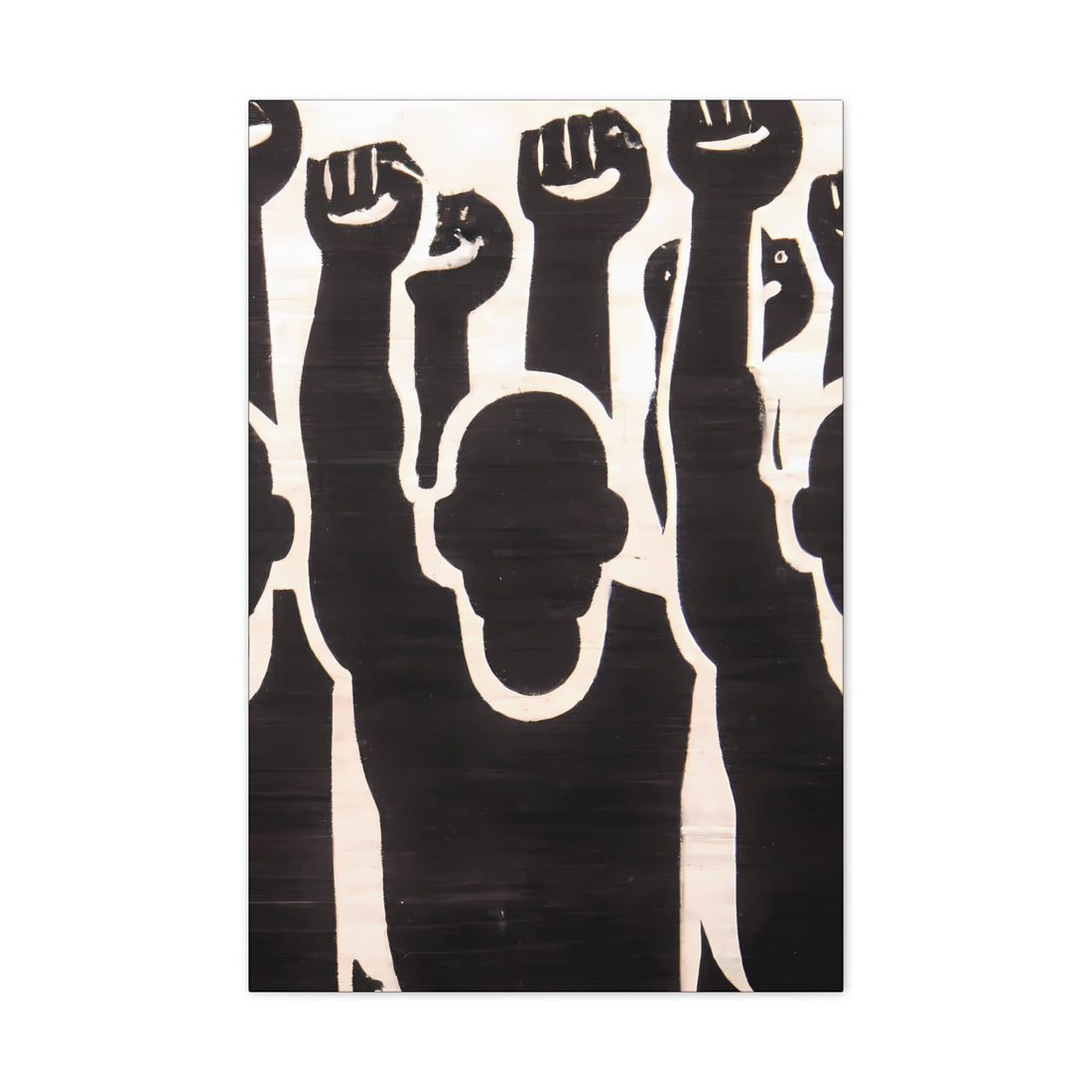 Hands Up 2, Contrast Series | Canvas Wall Art