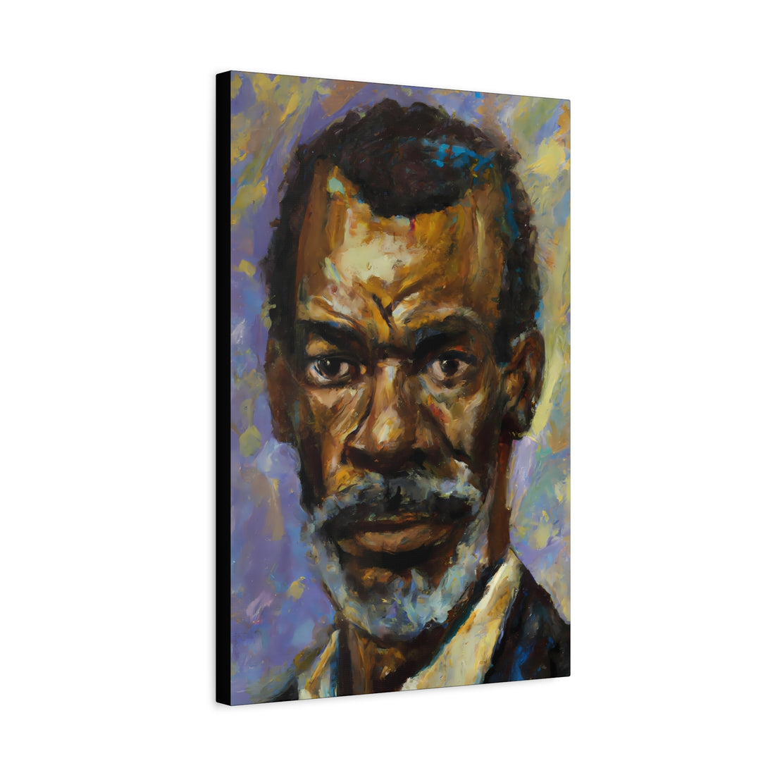 Bearded Man, Black Men Series CANVAS Wall Art