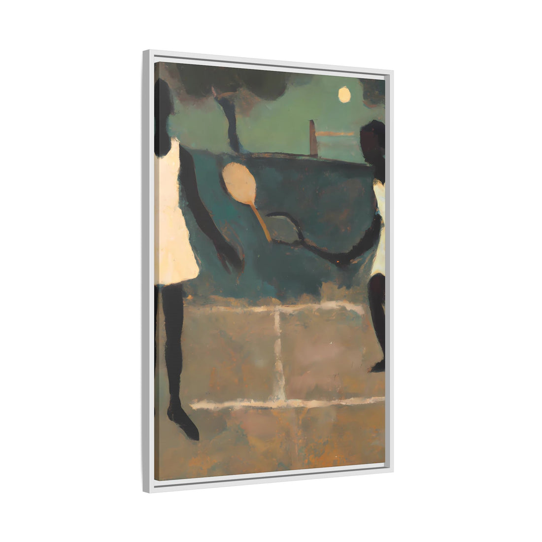 Doubles, Folk Series | Framed Canvas Art