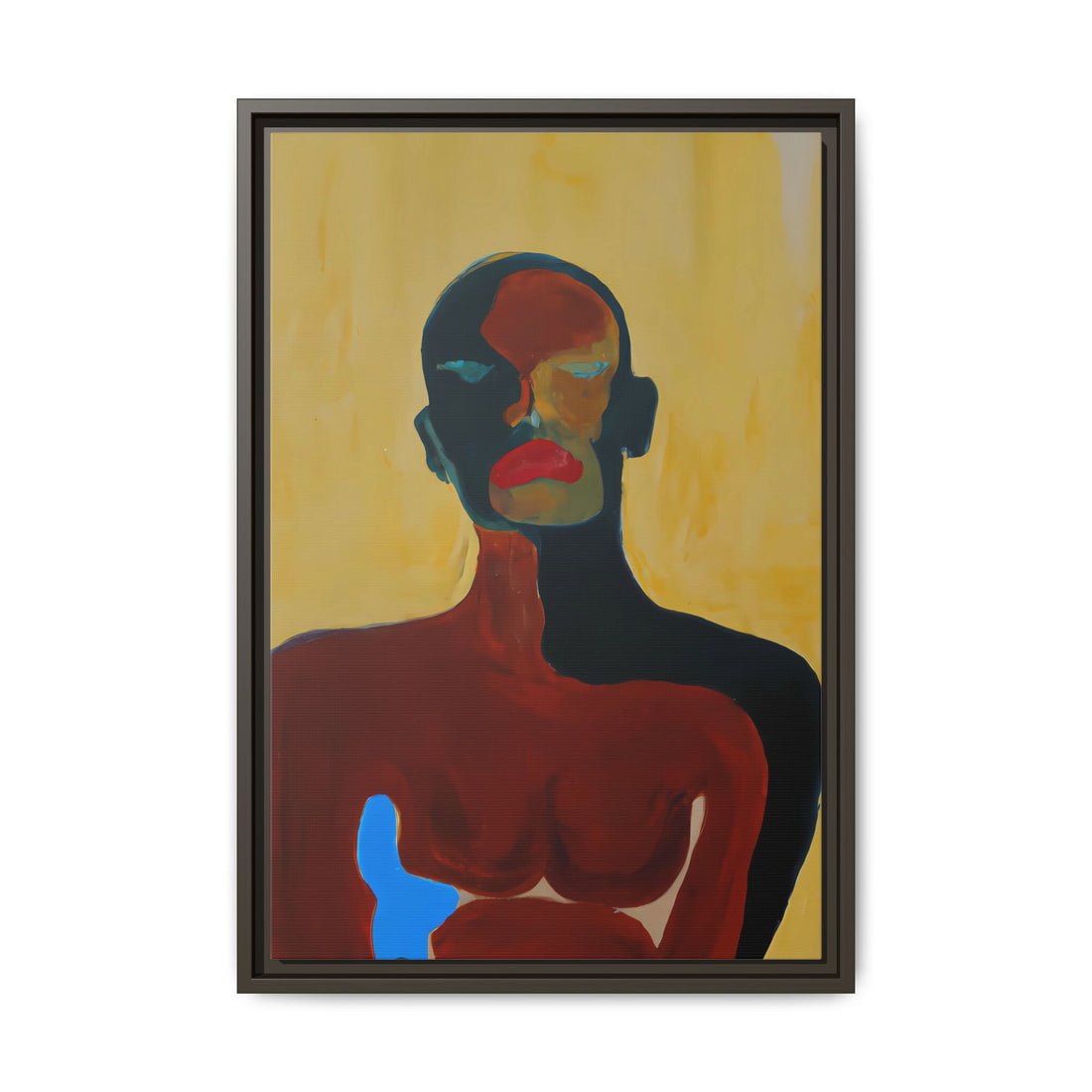 Woman of Substance, Fluid Series | Framed Canvas Wall Art