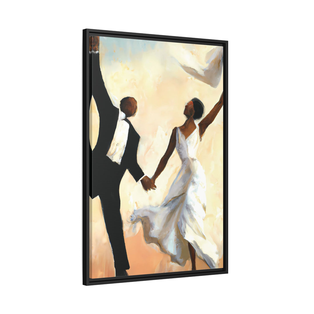 Wedding Day, Vintage Series, Framed Canvas Wall Art