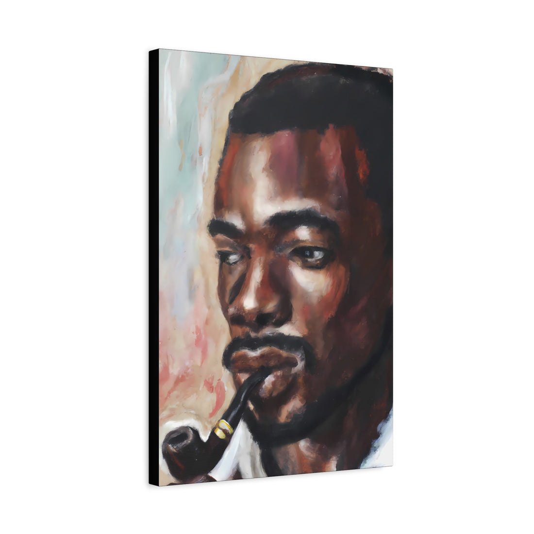 Black Man Smoking, Men Series CANVAS Wall Art