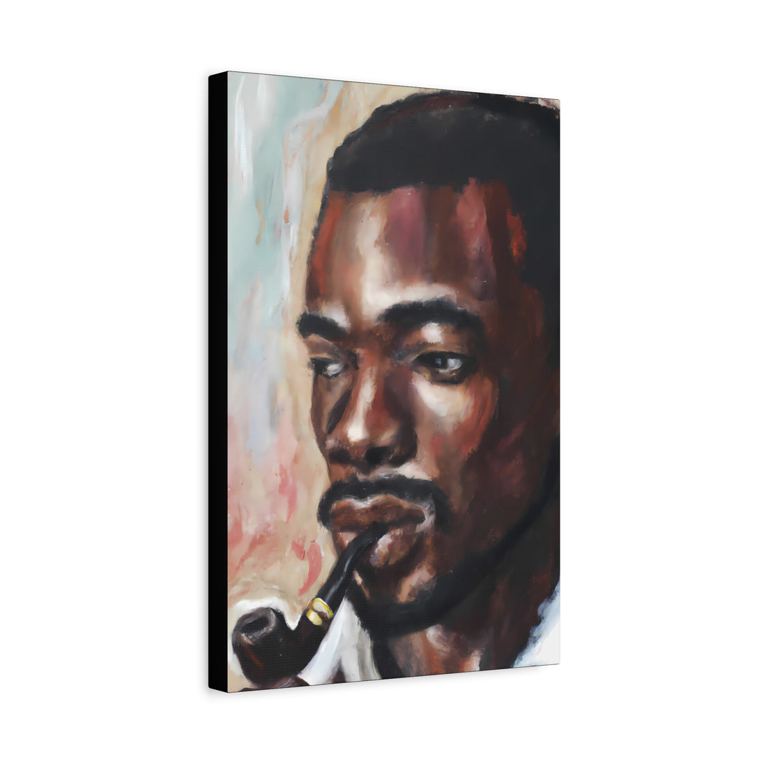Black Man Smoking, Men Series CANVAS Wall Art