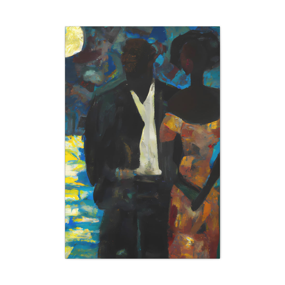 MoonLight, Black Love Series | CANVAS wall art