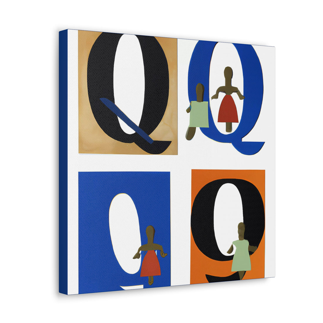 Collage Q, Kids Series | Canvas Wall Art