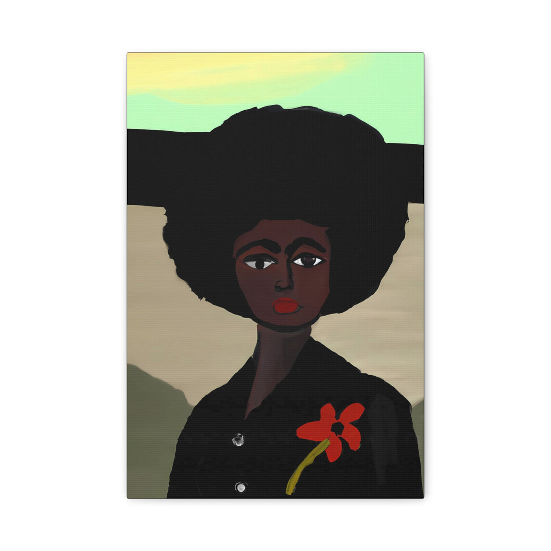 Jo, Folk Art Series | CANVAS Wall Art