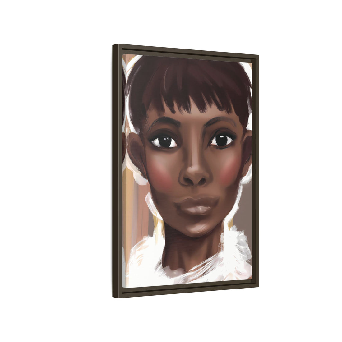 Pixie Diva, Black Beauty Series | Framed Canvas Wall Art