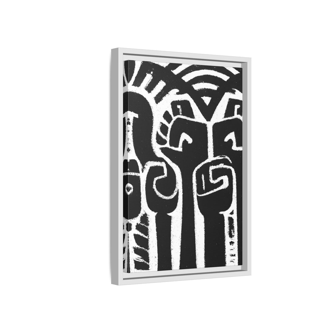 Hands Up 4, Abstract Series | Framed Canvas Wall Art