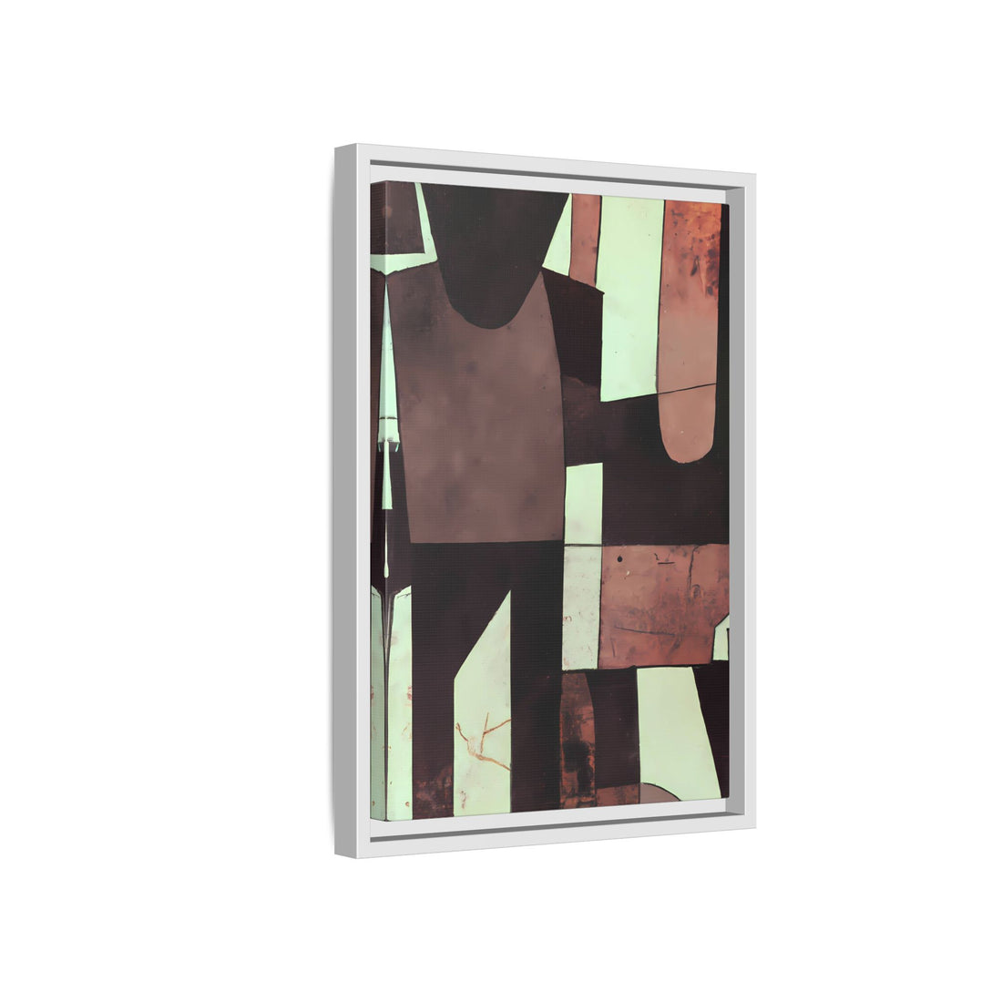 Partnership, Fluid Series | Framed Canvas Wall Art