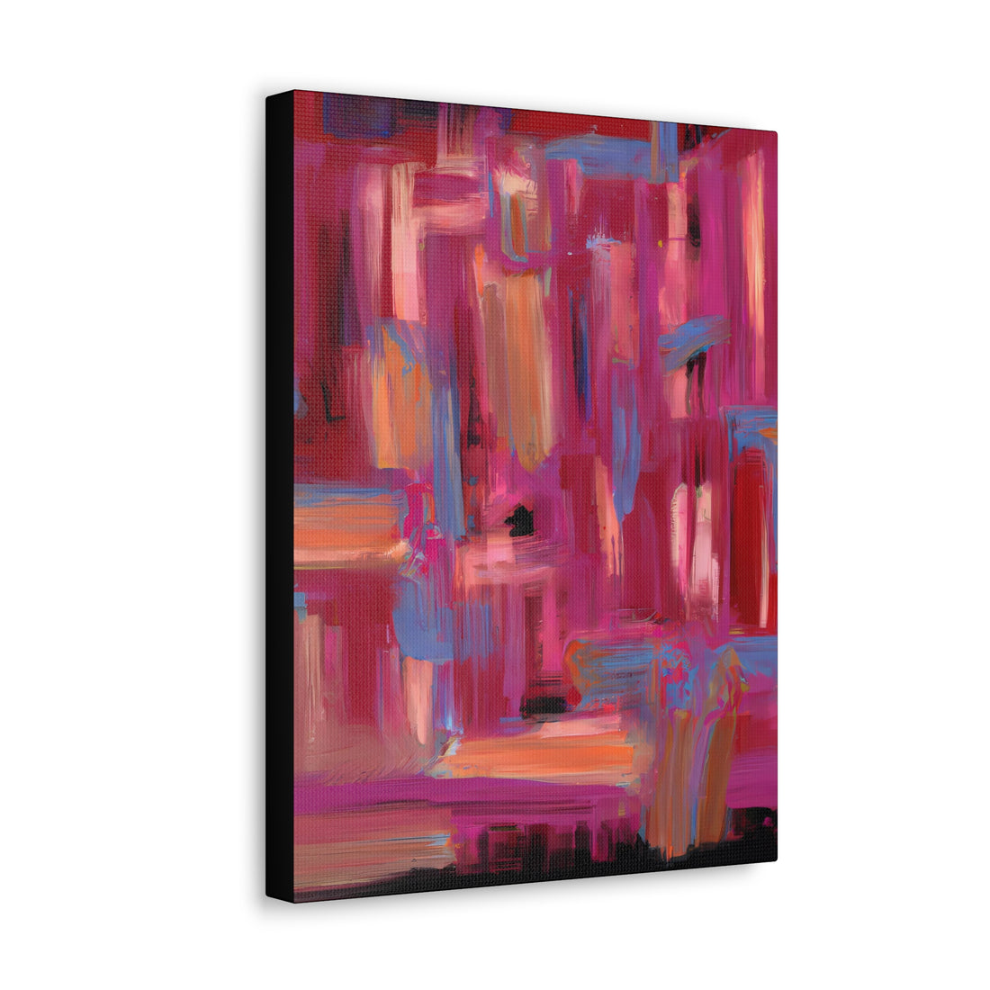 Seated Lunch, Abstract Series Canvas Wall Art