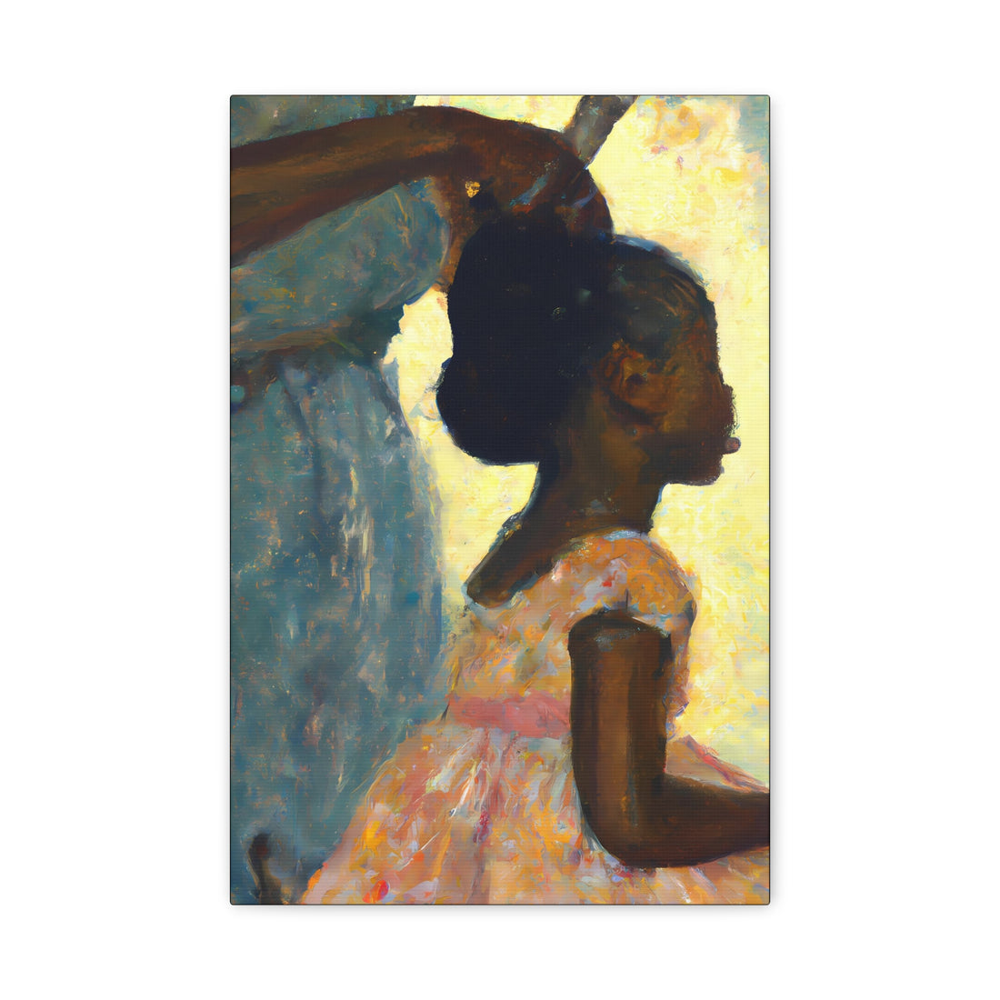 Hair Days, Daughter Series, Canvas Wall Art