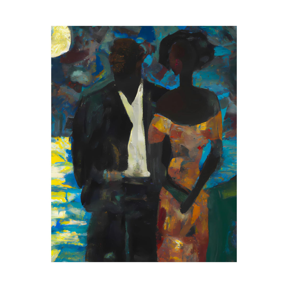 Moonlight, Couple Series | Poster Print