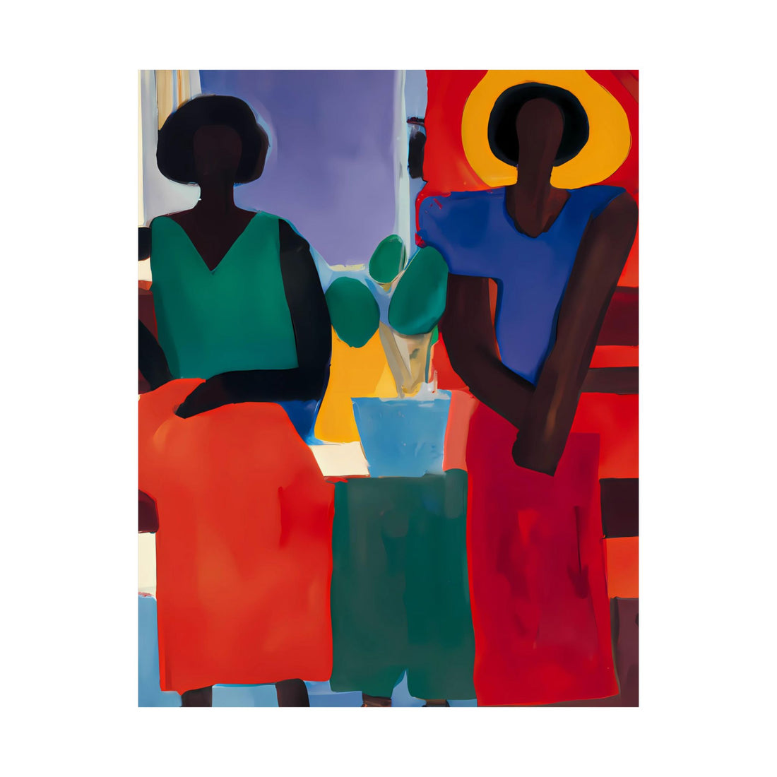 Orange Friends, Lounge Series | Poster Print