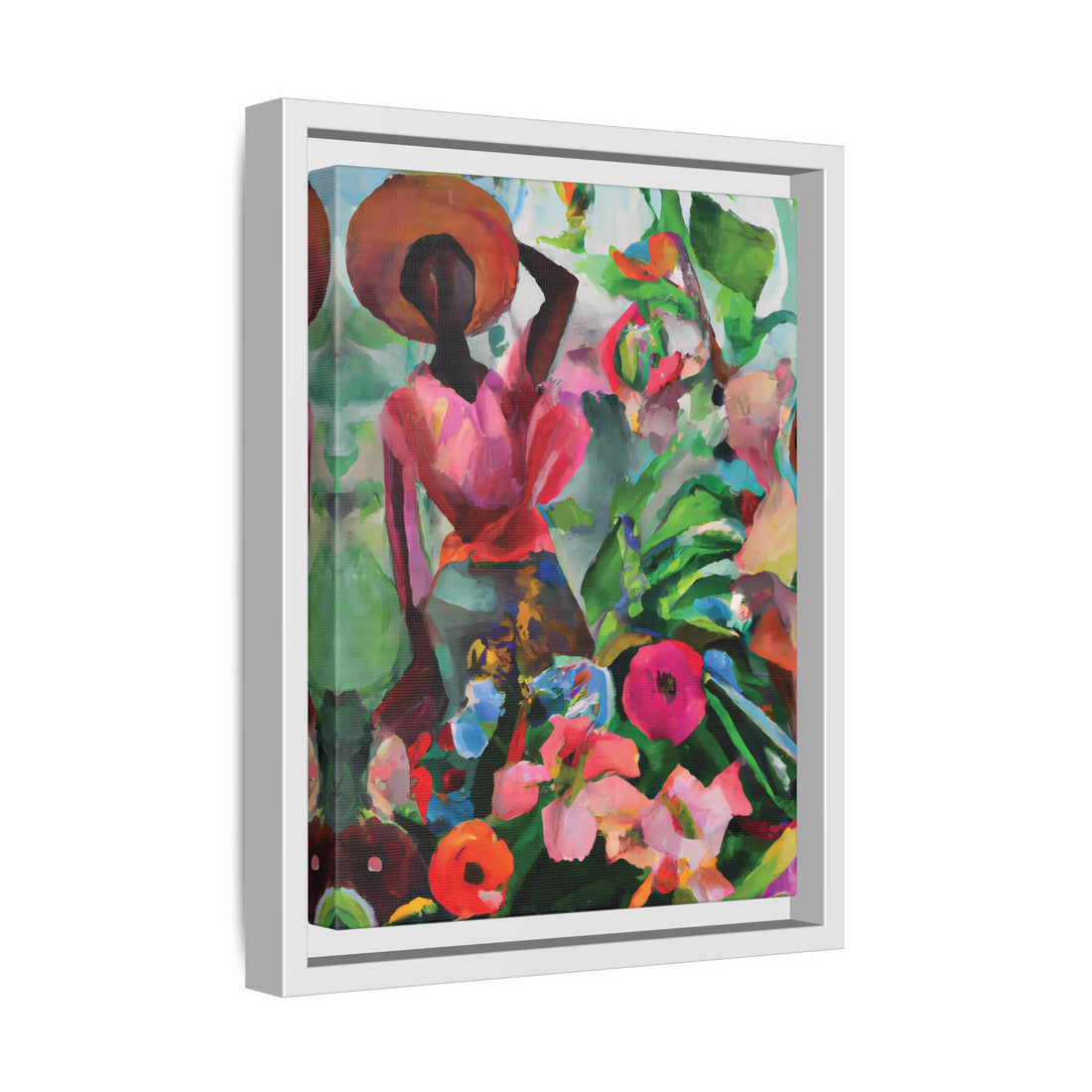 Wild Flowers, Garden Series | Framed Canvas Wall Artt