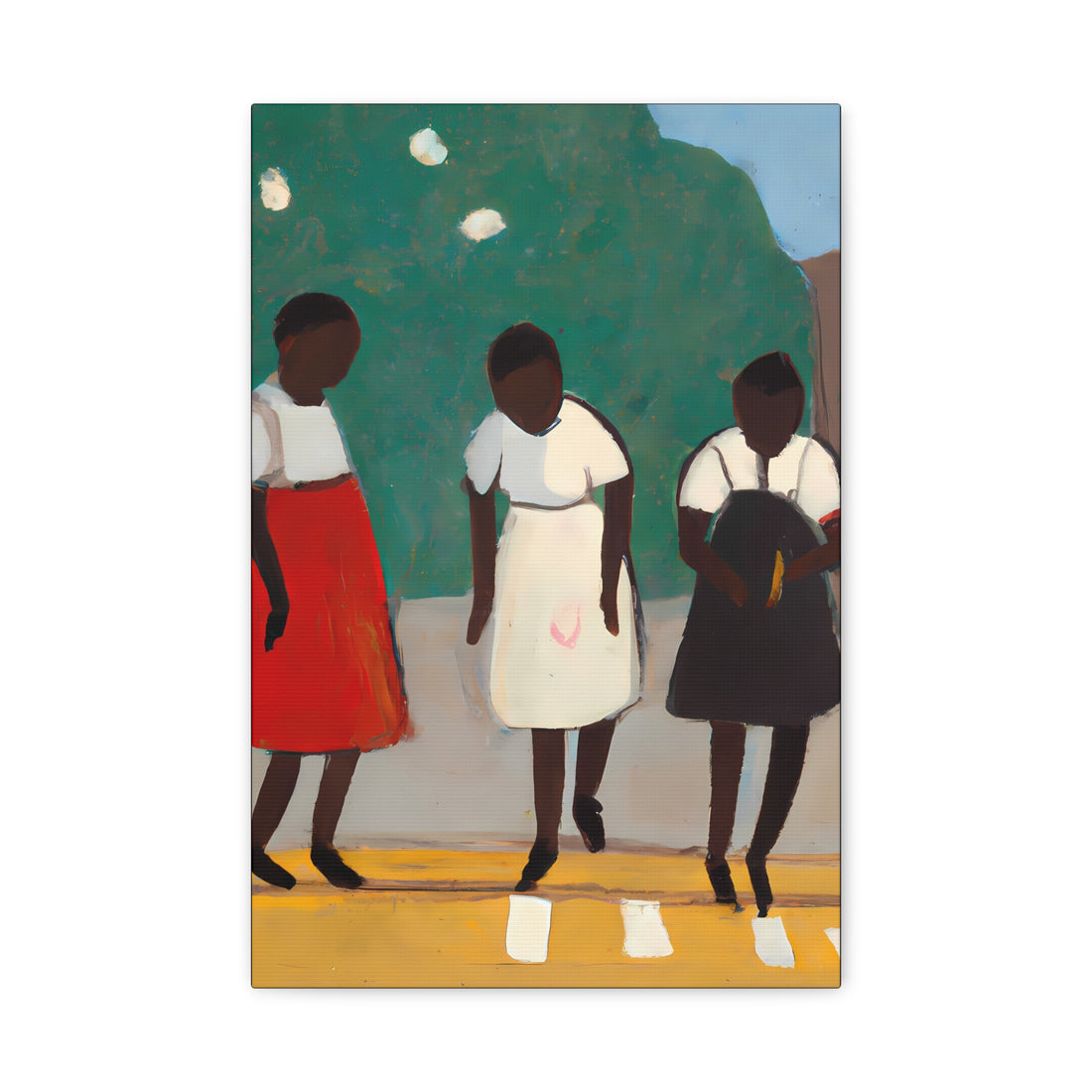 Hop, Folk Art Series, CANVAS wall art