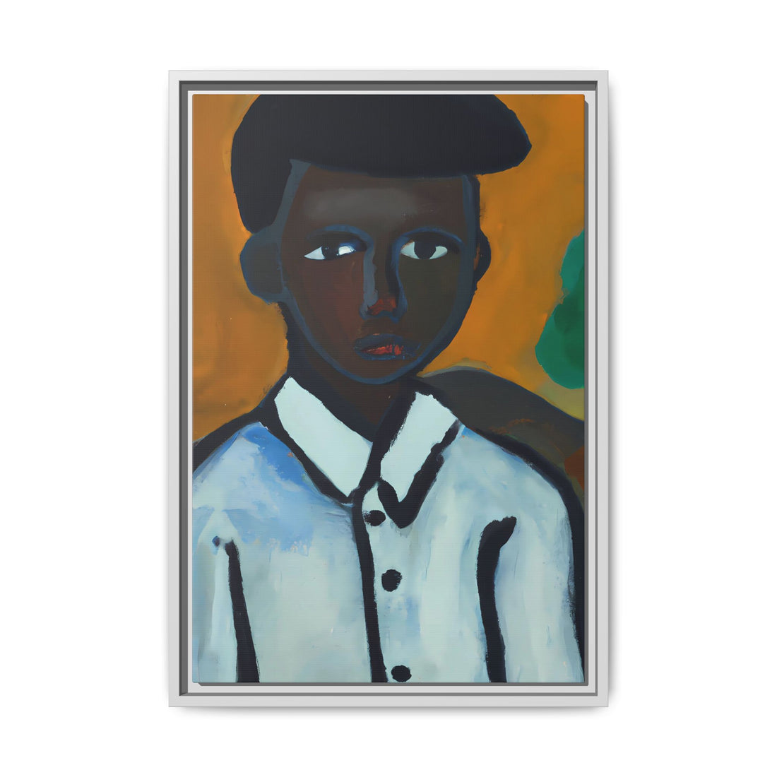 Grant, Folk Series | Framed Canvas Wall Art