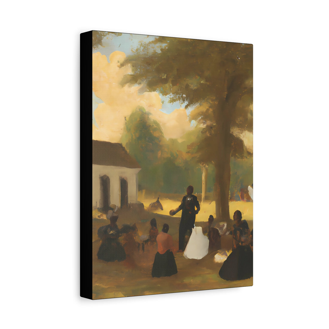 Gathering, Vintage Art Series | Canvas Wall Art