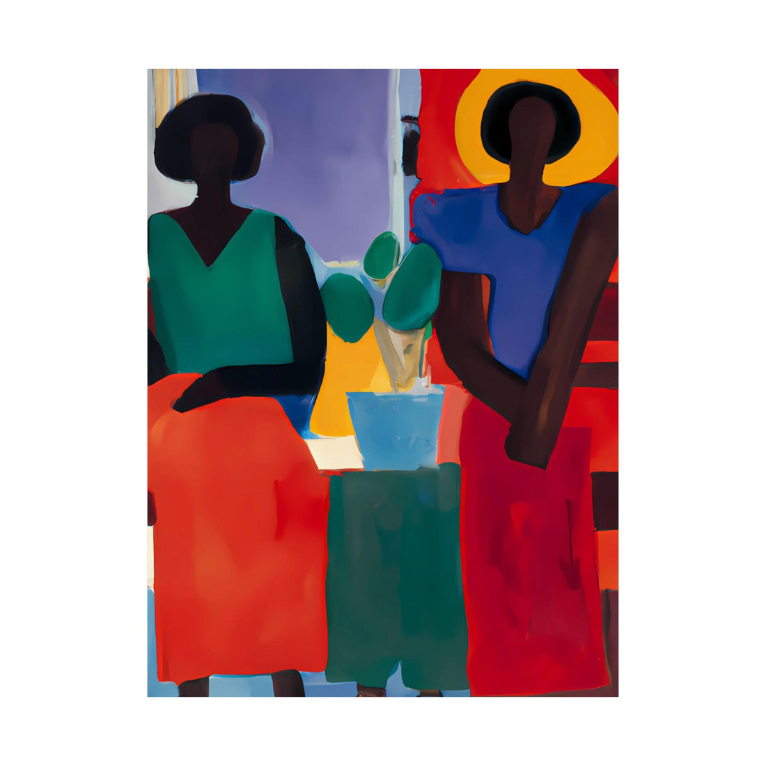 Orange Friends, Lounge Series | Poster Print