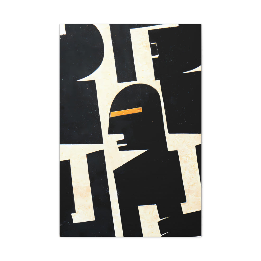 Profile 2, Contrast Series | Canvas Wall Art