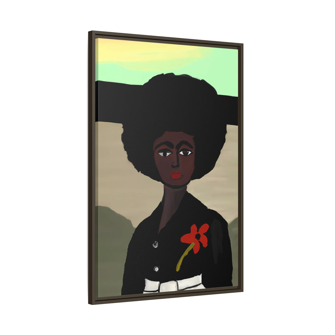 Jo, Folk Series | Framed Canvas Wall Art