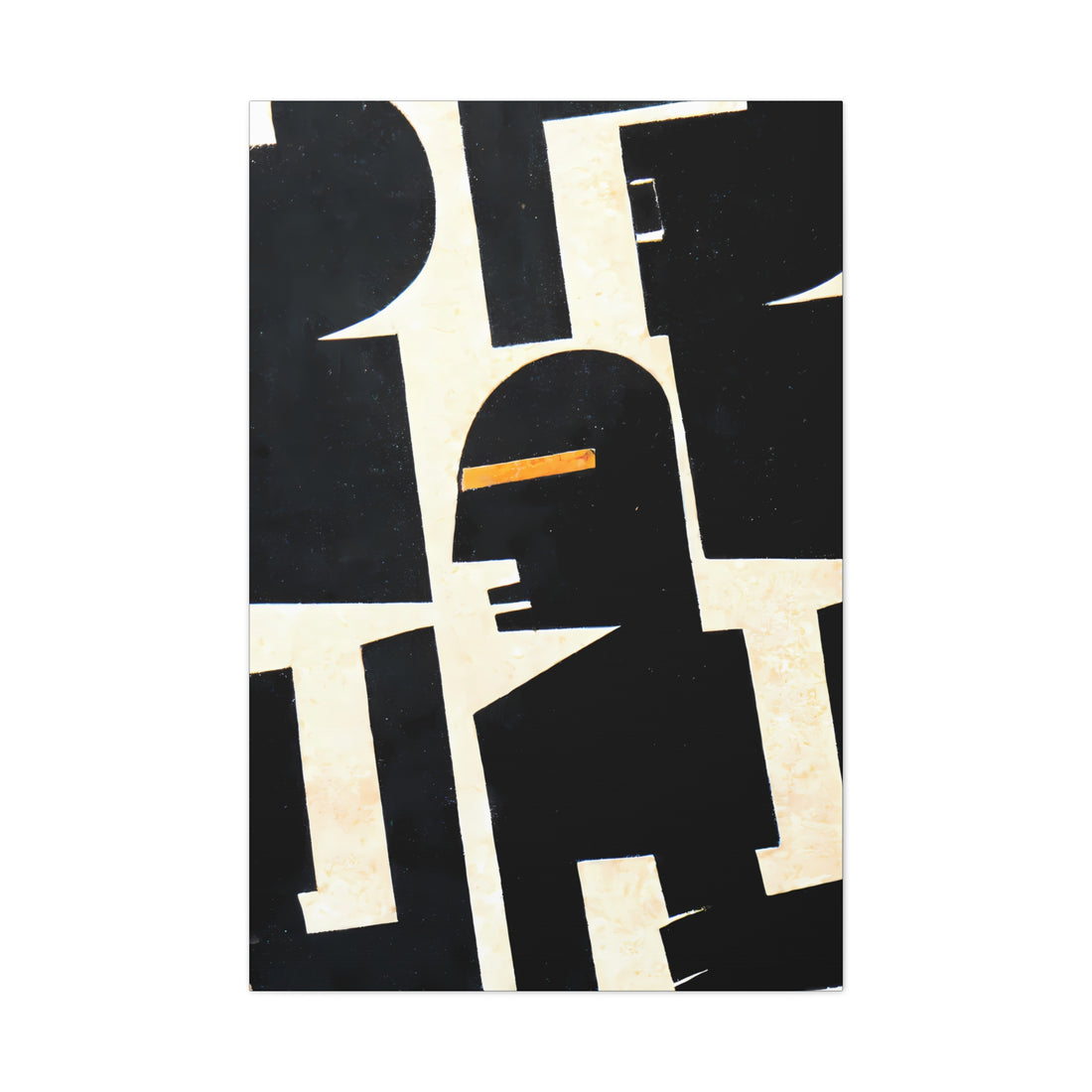Profile 2, Contrast Series | Canvas Wall Art
