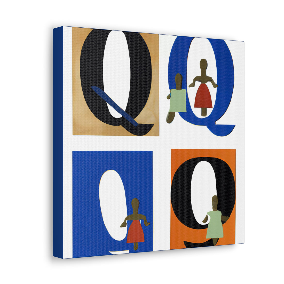 Collage Q, Kids Series | Canvas Wall Art