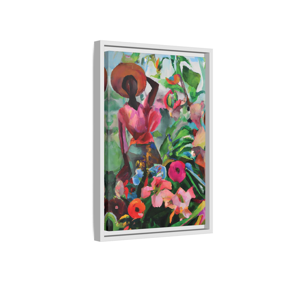 Wild Flowers, Garden Series | Framed Canvas Wall Artt