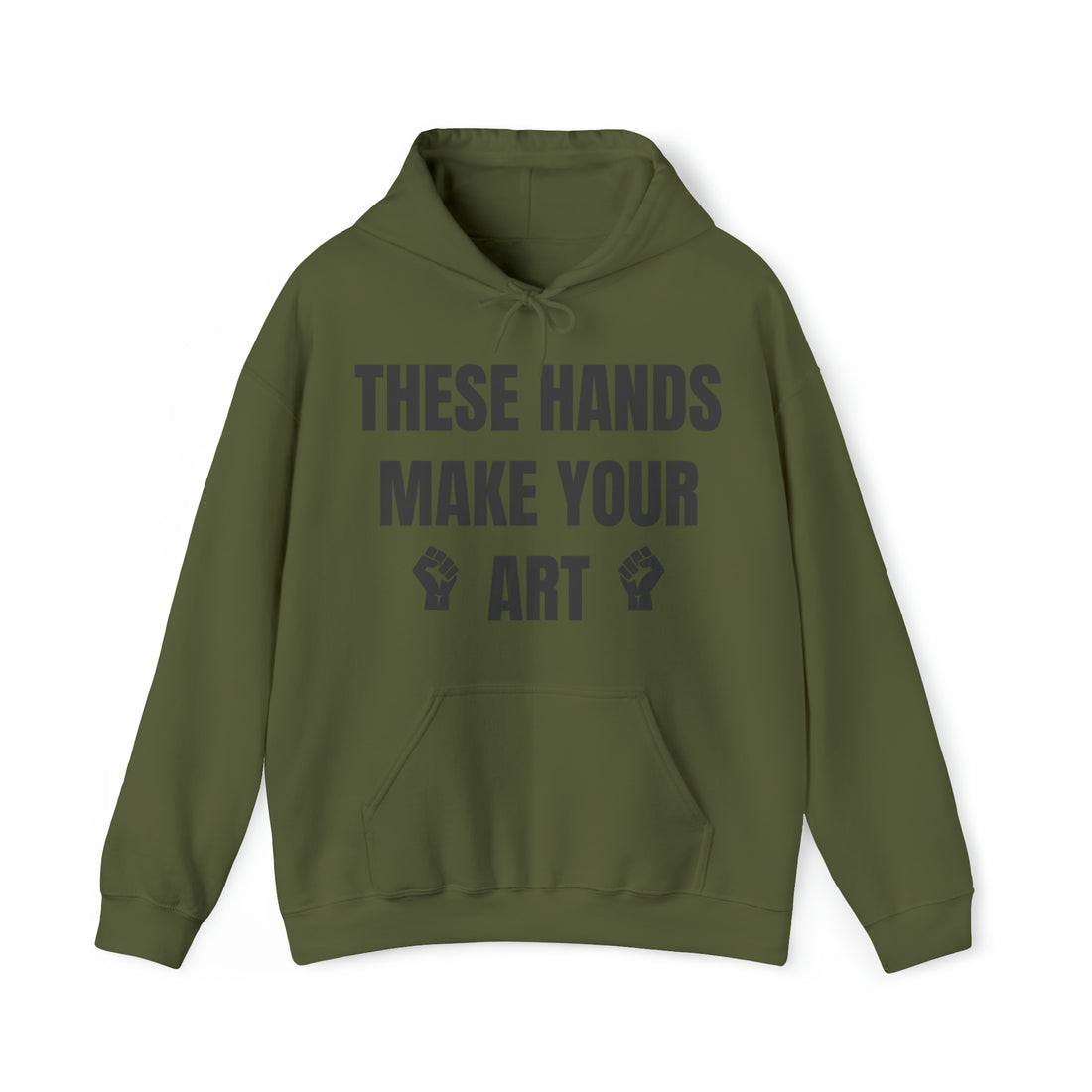 These Hands Artist Hoodie, Unisex Heavy Hooded Sweatshirt