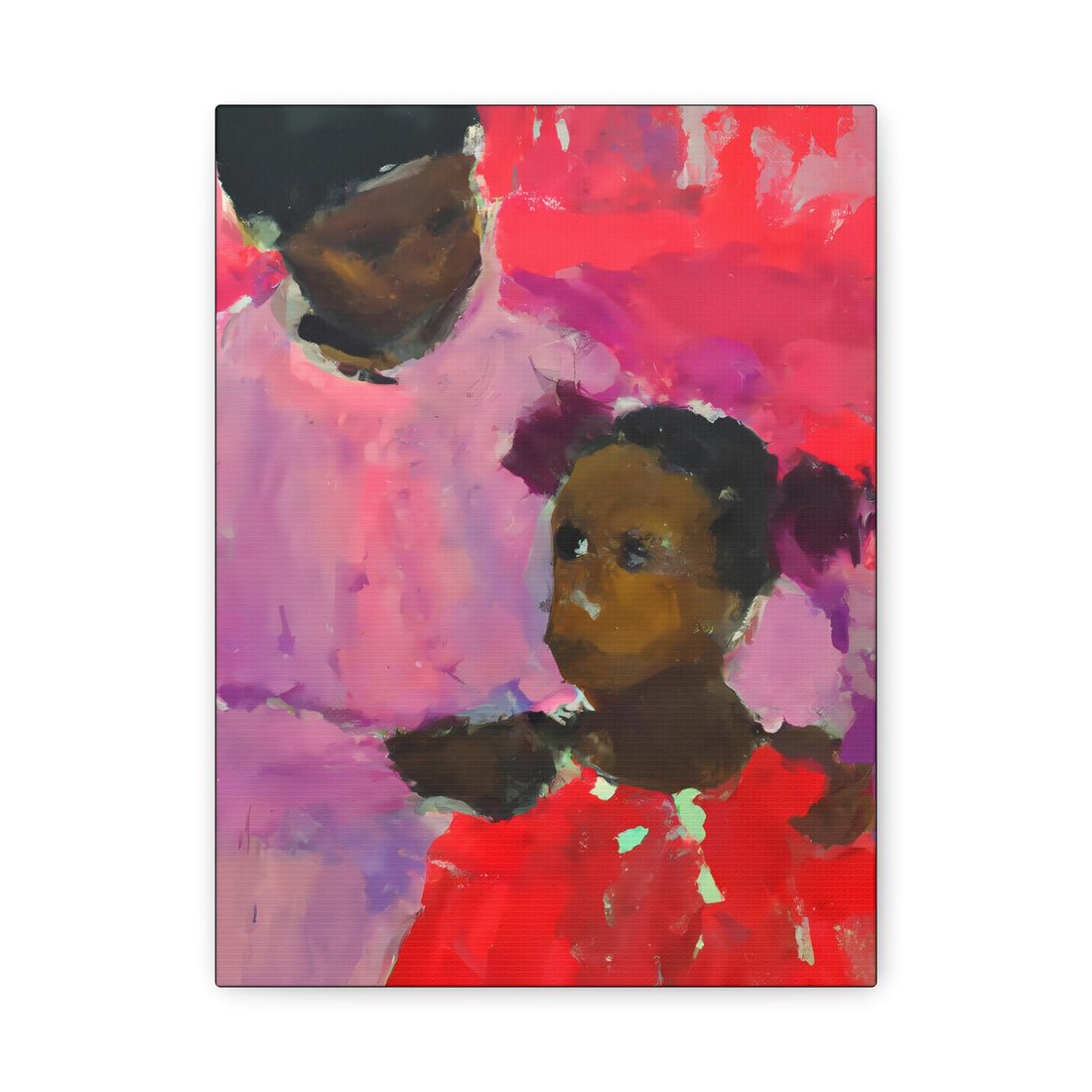 Magenta Mother, Daughter Series | Canvas Wall Art